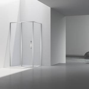 Душевой уголок Vincea Slim VSR-4SLP9012CL профиль хром, стекло прозрачное, 90x120x195