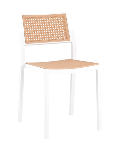 Стул Stool Group Milto 8059 white/beige белый