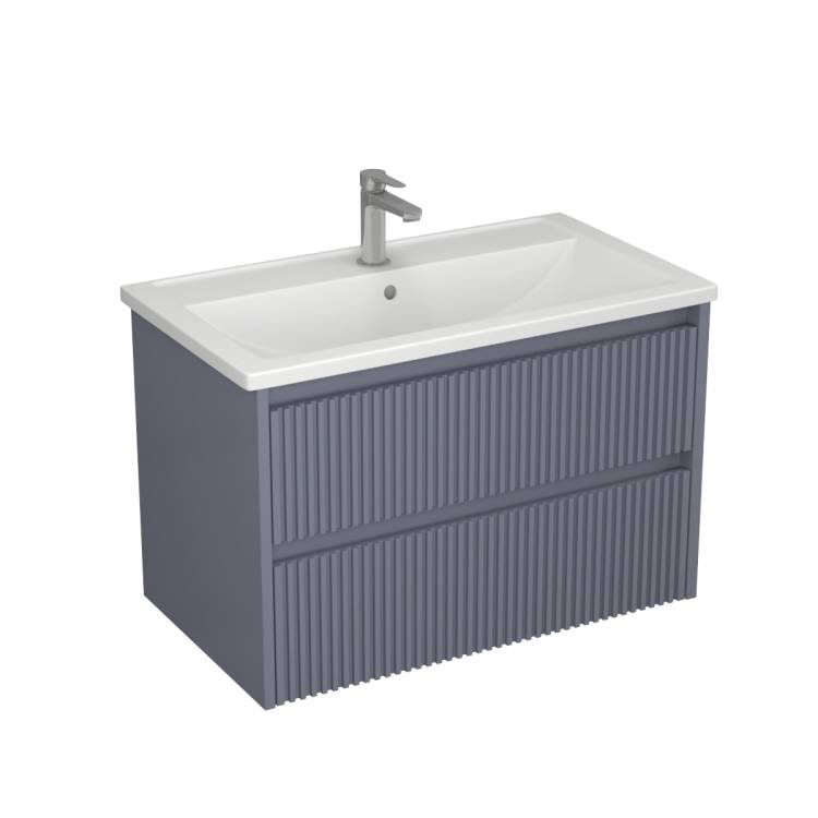 Тумба с раковиной Veneciana Alterno 80 58049 серый матовый