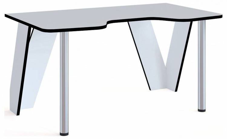 Стол компьютерный Сокол КСТ-116 00-00012534, 4680212012525, 4680212012532 Белый/черный