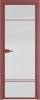Межкомнатная дверь Profil Doors 4 AX цвет профиля Красный антрацит, стекло безопасное 6 мм мору осветленное 800x2000