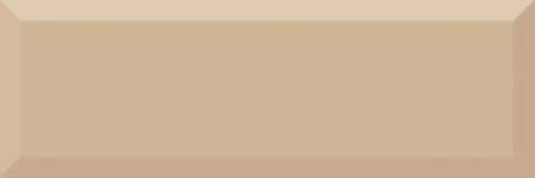 Керамическая плитка Absolut Keramika Monocolor Biselado Brillo Beige 10x30