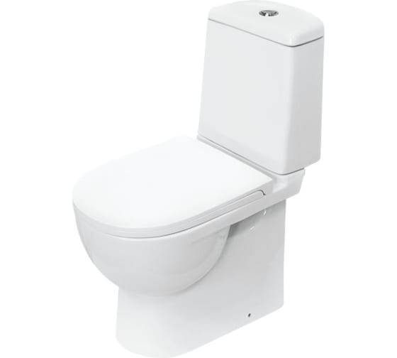 Унитаз-компакт Sanita luxe Best Exclusive WC.CC/BEST/2-P/WHT.G с бачком и сиденьем без микролифта