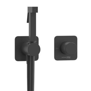 Гигиенический душ Wasserkraft Fulda A5251.302.241.212 со шлангом, черный, встраиваемый