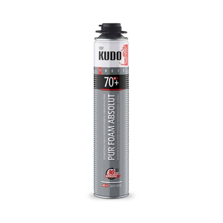 Пена полиуретановая монтажная KUDO Proff Absolut Хpress 70+ 1 л