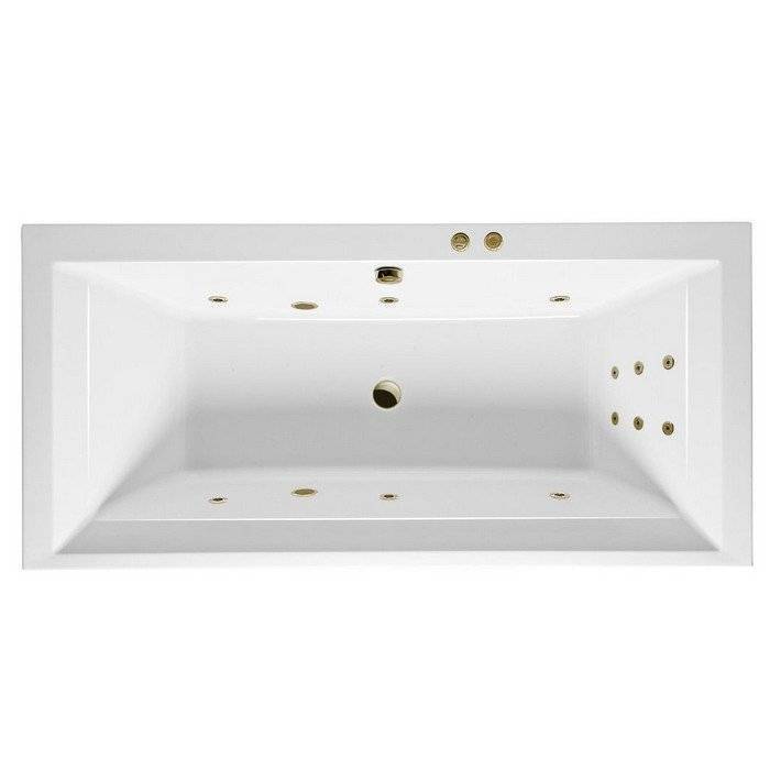 Акриловая ванна Excellent Crown Grand LINE WAEX.CRG19.LINE.BR 190x90 бронза