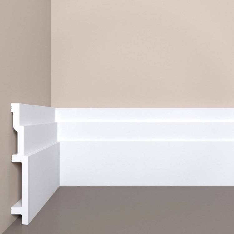 Плинтус напольный Bello Deco XPS POLYMER П 13 00-00104297 200x2x14