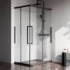 Душевой уголок Am.Pm Func W84G-403-12080-BT профиль черный матовый, стекло прозрачное, 120x80x200 фото 2