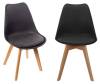 Комплект стульев Bradex Home Eames Bon FR 0024P черный 2 шт.