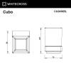 Стакан WHITECROSS Cubo CU2430BL подвесной, черный матовый фото 2