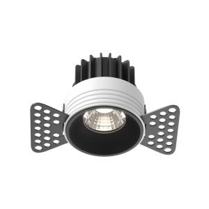 Встраиваемый светильник Technical Round DL058-7W4K-TRS-B