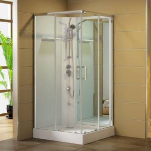 Душевая кабина Aquanet Passion S 2.0 263869 90x90, профиль хром, стекло прозрачное