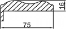 553214 Наличник телескоп. фигурный PSB 16x75x2150 мм