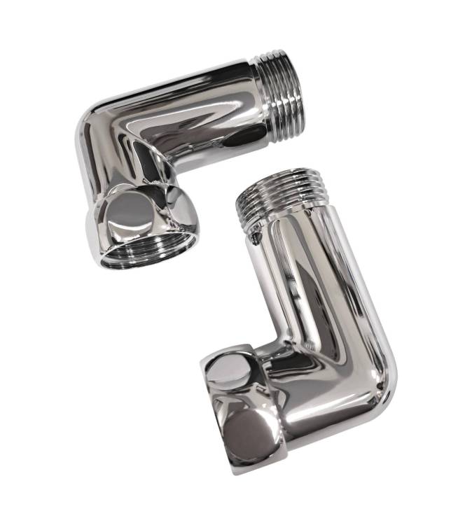 Соединение угловое Luxon 1"x1" гайка/штуцер, хром (пара)