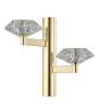 Бра Crystal Lux Rebeca Ap2 Gold