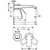 Смеситель для раковины Hansgrohe Vivenis 75050670 черный фото 2