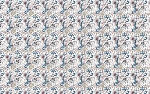 3D Фотообои Artegrafico «Цветочный орнамент» PRV-019 акварель