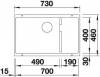 Мойка кухонная Blanco Subline 700-U Level 523545 серый бежевый фото 7