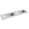 Раковина Ceramica Nova Grace CN7023 белый, 161x45.7