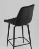 Стул полубарный Stool Group Флекс AV 405-N28-K14PM-9005(PP) Черный фото 7