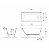 Чугунная ванна Delice Prestige DLR230614R-AS 160x70, с антискользящим покрытием, с отверстиями под ручки, без ножек фото 2