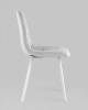 Стул Stool Group Chilly OS-2011 HLR-14 wl велюр серебристый (ножки белые) фото 3