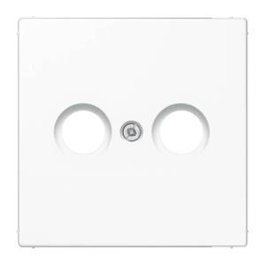 Накладка TV/FM розетки Jung LS 990 белая LS990TVWW
