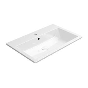 Раковина GSI Kube X 9437111 70 см, белая глянцевая