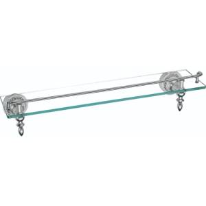 Полка прямая (стеклянная) 60 см Savol 68а S-06891A хром