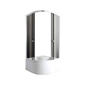 Душевой уголок Arcus AS-302-9 90x90x155, стекла матовые фактурные, с поддоном
