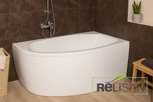 Акриловая ванна Relisan Eco Plus Нева R 160x90