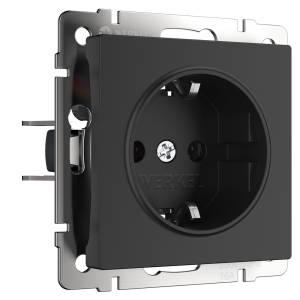 Розетка с заземлением и шторками Werkel Встраиваемые механизмы W1171108