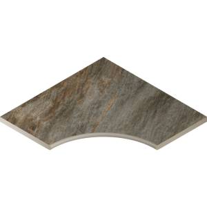 Бортик Italon Манетик X2 620090000211 Дарк Угловой Закругленный 30 60x60