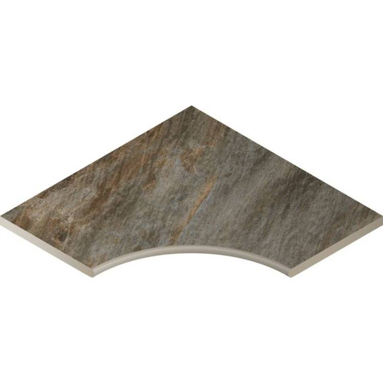 Бортик Italon Манетик X2 620090000211 Дарк Угловой Закругленный 30 60x60