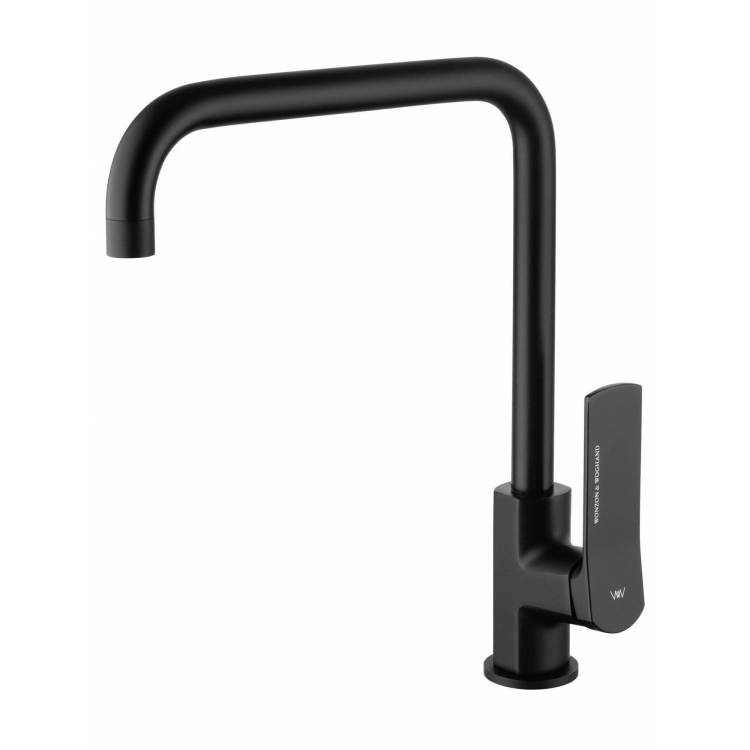 Смеситель для кухни Wonzon & Woghand WW-L1006-MB черный матовый