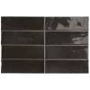 Керамическая плитка Equipe Coco 27991 Black Hat Glossy 5x15