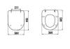 Крышка-сиденье Creavit Duck KC0903.01.0100E с микролифтом, белая матовая фото 2