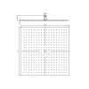 Верхний душ RGW Shower Panels SP-82 21148250-01 хром фото 5