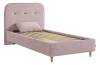 Кровать односпальная Mebelson Лео KM0.9-19.2348 нежно-розовый/графит фото 2