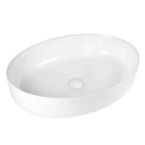 Раковина BOND Oval S62-550 накладная, 55 см, белая глянцевая