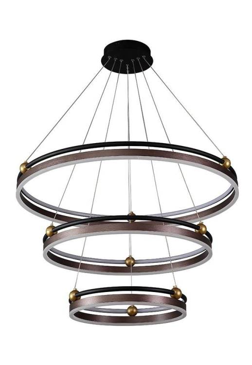 Люстра Crystal Lux Fernando Sp158W Led D400+600+800 Coffee/Black