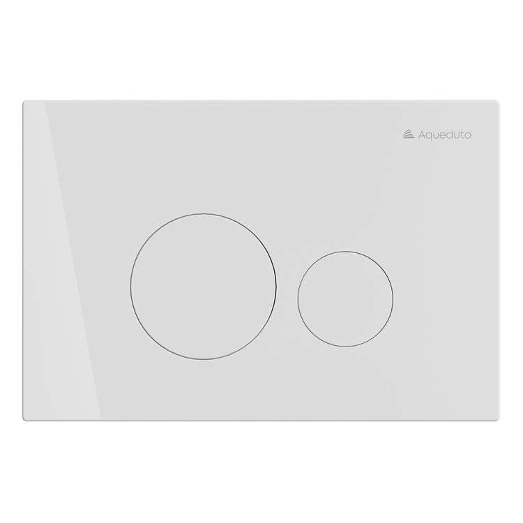 Кнопка смыва Aqueduto Circulo Novo CIR0210 белый глянцевый
