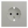 Лицевая панель для розетки 2к+з Rikett 35632 PL платина