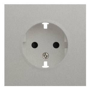 Лицевая панель для розетки 2к+з Rikett 35632 PL платина