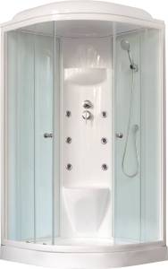 Душевая кабина Royal Bath RB 90HK7-WT с низким поддоном, с сиденьем