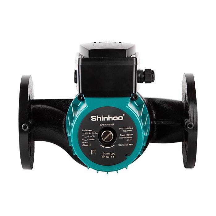 Циркуляционный насос Shinhoo Basic 40-12SF 250мм 700/450/400В