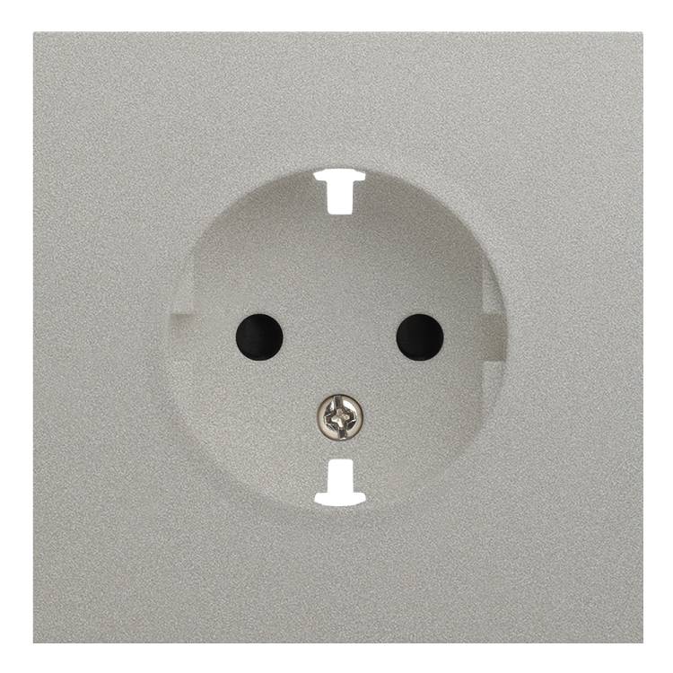 Лицевая панель для розетки 2к+з Rikett 35632 PL платина