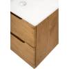 Тумба с раковиной Belbagno Etna H-60 ETNA-H60-700-2C-SO-RN-P 70x45x60 Rovere Nature подвесная с двумя выкатными ящиками, с доводчиками фото 6