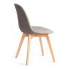 Стул Tetchair Cindy Soft (mod. C1021F1-1) 21233 Светло-серый HLR39/натуральный 55x48x83 фото 3