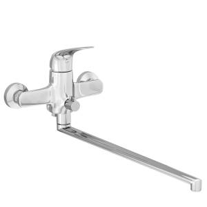 Смеситель универсальный Avrora Glade AV3030 с поворотным изливом, хром